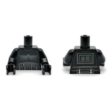 LEGO Star Wars Armor Shadow Trooper Torso – Black Hands sw0166b (Pre-Owned)