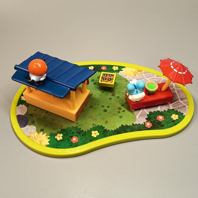 Pokemon Fletchling Froakie Food Stand Mini Figure Playset – Pita Poke Japan (Pre-Owned)