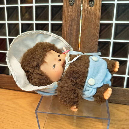 BEBICHHICHI Baby Monchhichi SMILING 5" Figure Plush Toy Doll Sekiguchi Japan