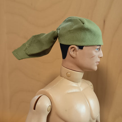 1/6 Scale Green Military Sweat Rag Bandana – for 12" Figure (Pre-Owned)