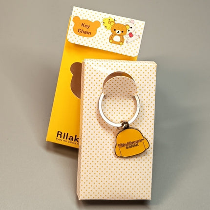 San-X Rilakkuma Kiiroitori Yellow Chick – Metal Charm Keychain (New)