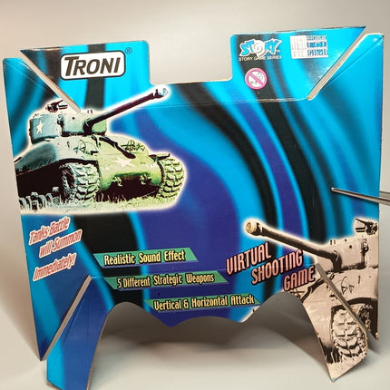 Vintage Troni VIRTUAL SHOOTING GAME Tank Battle Retro LCD Game Toy TESTED WORK