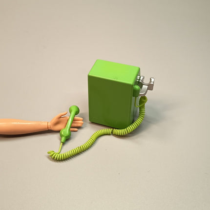 Re-Ment Miniature Retro Payphone (Green) – Youth Days Series (Pre-Owned)