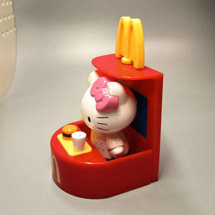 Sanrio Hello Kitty McDonald's Counter Crew 4.5" Figure (2003, Pre-Owned)