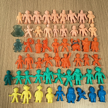 Dragon Ball Keshi Eraser Figure Lot of 55 Bandai Vintage Japan Majin Buu Tao Pai