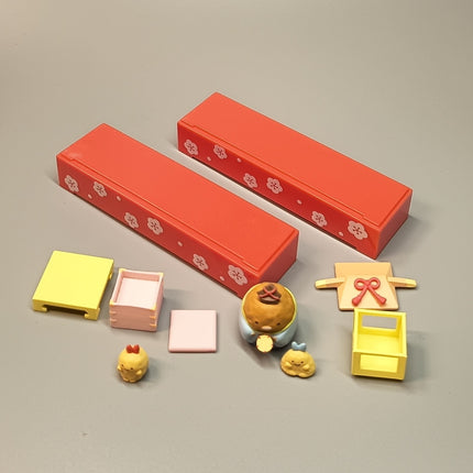 Re-Ment Sumikko Gurashi Hinamatsuri #5 Tonkatsu & Agekko Figure (Pre-Owned)
