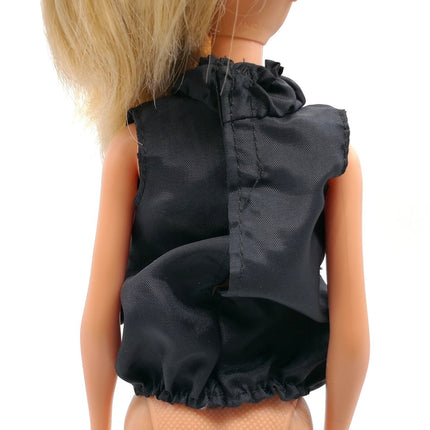 1/6 Scale Barbie Doll Clothes Black Sleeveless Top – Street Style Sport Fashion (Pre-Owned)