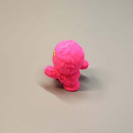 Mogol Mutant PINK JR Neon Pink Flocked 1.5" Mini Figure Weird Toy Japan Fujisaki