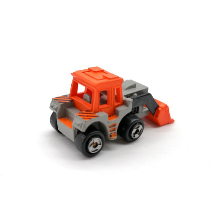 Micro Machines Tractor w Shovel Orange – Galoob Construction Car (Vintage, Pre-Owned)