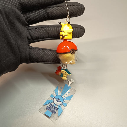 Pokemon Pikachu & Cyndaquil Wind Chime – Hanging Decor (Banpresto, Pre-Owned)