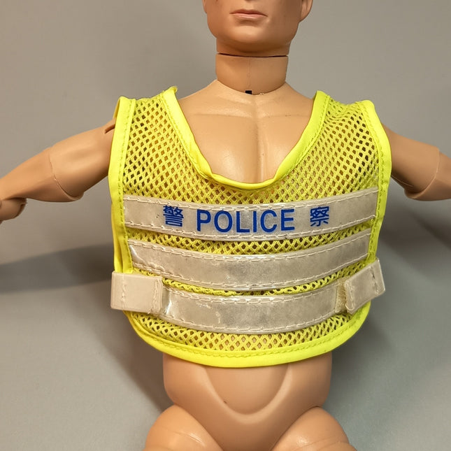 1/6 Scale Hong Kong Police Neon Mesh Vest – for 12" Figure (Pre-Owned)