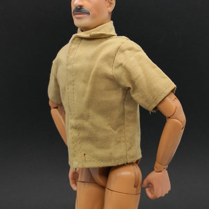 1/6 Scale Linen Beige Short Sleeves Shirt Top – for 12" Figure (Pre-Owned)
