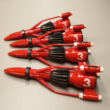 Matchbox THUNDERBIRDS TB3 Red Rocket 4" Figure Diecast Gerry Anderson Lot of 4