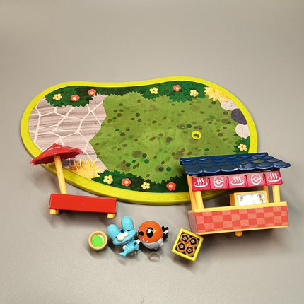 Pokemon Fletchling Froakie Food Stand Mini Figure Playset – Pita Poke Japan (Pre-Owned)