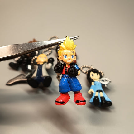 Final Fantasy VIII FF8 Chibi Figure KEYCHAIN Lot of 5 Bandai Rinoa Zell Dincht