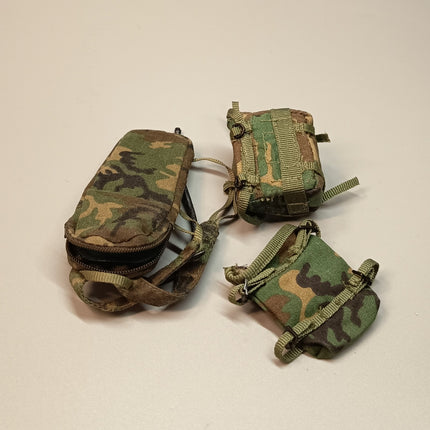 1/6 Scale Military Camo Water Bag Pouch – Lot (Pre-Owned)