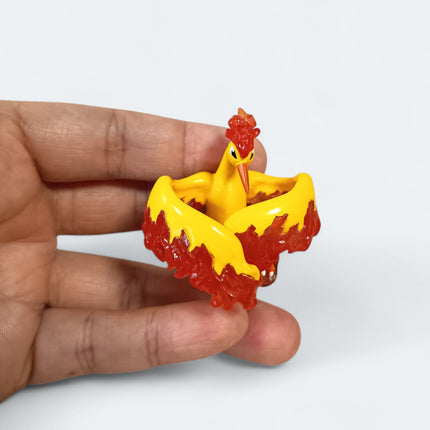 Pokemon Moltres 2" Mini Figure – Terrarium Collection 4 Re-ment (Japan, Pre-Owned)