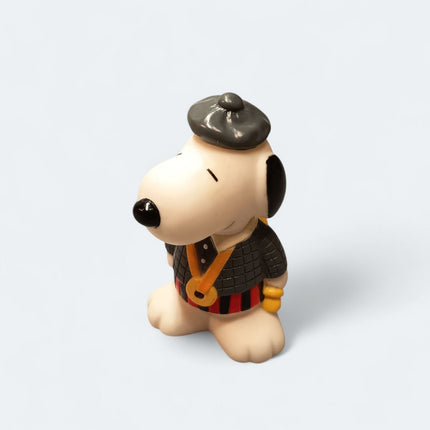 Peanuts Snoopy in Scotland Outfit – 2" Rubber Figure (UFS, Pre-Owned)