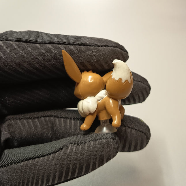 Pokemon Eevee 1.5" Mini Figure – Suction Cup Mascot (Korea, Pre-Owned)