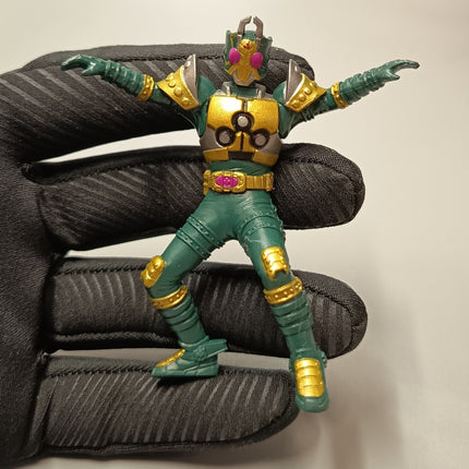 Kamen Rider Leangle Green 3.5" Mini Figure – Hero HG Gashapon (Pre-Owned)