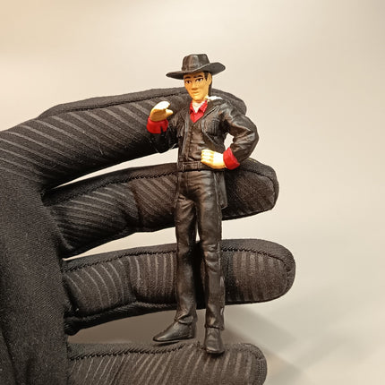 Kaiketsu Zubat KEN HAYAKAWA 3" Mini Figure Superhero Detective Toy Japan Bandai