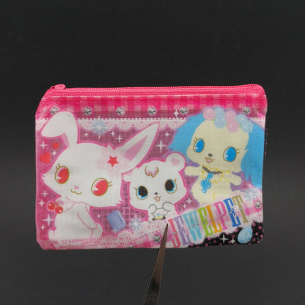 Jewelpet Mini Pouch Coin Bag – 4.5" Pink Storage Case (2013) (New)