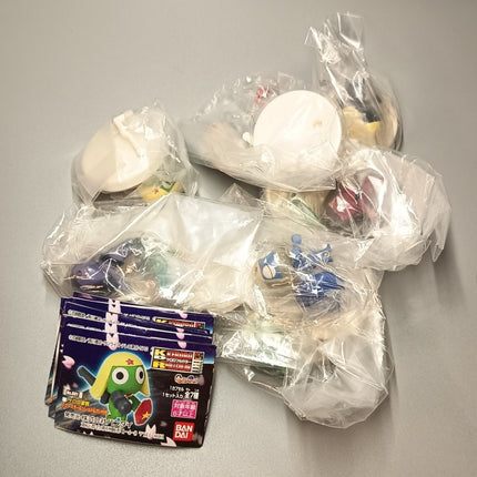 Sgt Frog Keroro Gunso Full Color Mini Figure Collection FULL SET OF 7 Bandai Toy