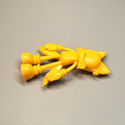 Sonic the Hedgehog TAILS Unpainted Prototype 4.5" Figure Bend-Ems Bendable Toy