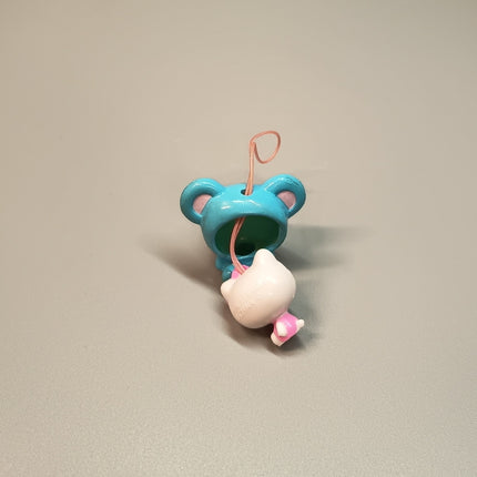 Sanrio Hello Kitty as Rat Mouse – Zodiac Mascot Keychain (Pre-Owned)