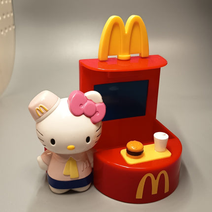 Sanrio Hello Kitty McDonald's Counter Crew 4.5" Figure (2003, Pre-Owned)