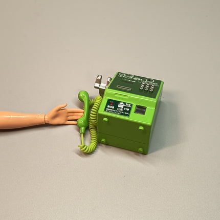 Re-Ment Miniature Retro Payphone (Green) – Youth Days Series (Pre-Owned)