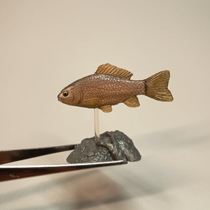Yujin Freshwater Fish CRUCIAN CARP 2" Mini Figure Diorama Aquarium Toy Japan