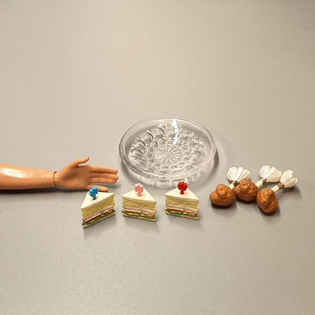 Kenelephant Party Food Sandwich – Dollhouse / Barbie Kitchen Miniature (Pre-Owned)