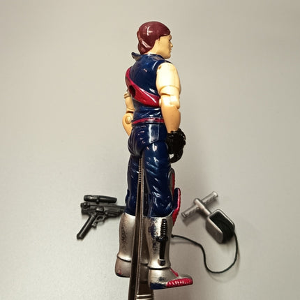 GI Joe 1985 Xamot w Sky Hook & Gun V1 – 3.75" Figure (Hasbro ARAH, Pre-Owned)