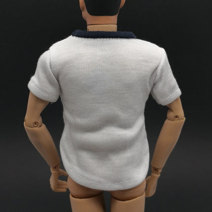 1/6 Scale Male White Crew Neck Short Sleeves T-Shirt – for 12" Figure (Pre-Owned)