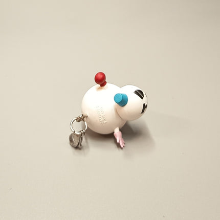 Bandai Crayon Shin Chan Snowman 1" Charm – Mini Figure Keychain (Pre-Owned)