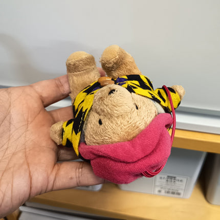 Paddington Bear 4" Mini Plush in Black Pattern Coat – Bag Charm (Pre-Owned)