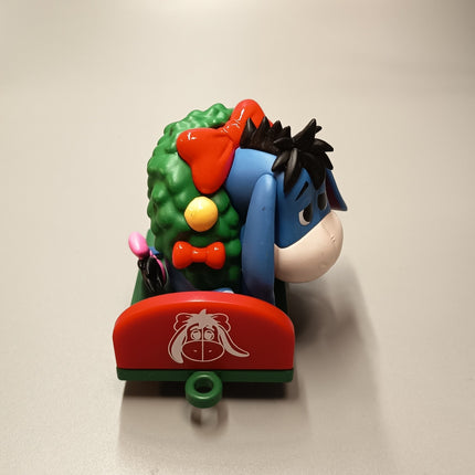 Winnie the Pooh Eeyore with Garland – 3" Christmas Figure (Pre-Owned)