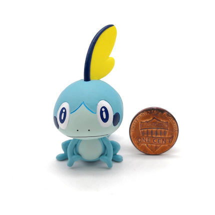 TOMY Pokemon Sobble 2" Mini Figure – Moncolle EX Monster Collection (Pre-Owned)