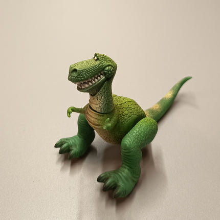Toy Story Rex Dinosaur – 2" Buildable Cake Topper (Yujin, Pre-Owned)
