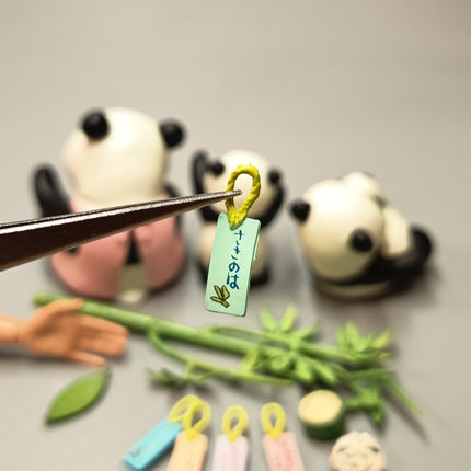 Re-Ment 2007 Panda Kindergarten Baby Panda with Bamboo – Loose Lot (Pre-Owned)