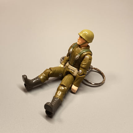 GI Joe Action Soldier – 3.75" Figure with Detachable Keychain (Hasbro 1998, Pre-Owned)
