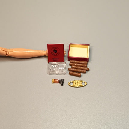 Re-Ment Size Cigar Box & Lighter Miniature – Orcara Style (Pre-Owned)