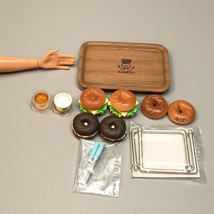 MegaHouse Kongari Bakery #5 Bagel Sandwiches with Spread – Miniature (Pre-Owned)