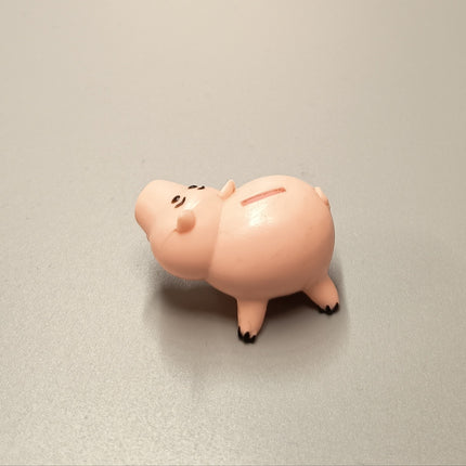Toy Story Hamm Piggy – 1.25" Cake Topper (Takara Tomy, Pre-Owned)