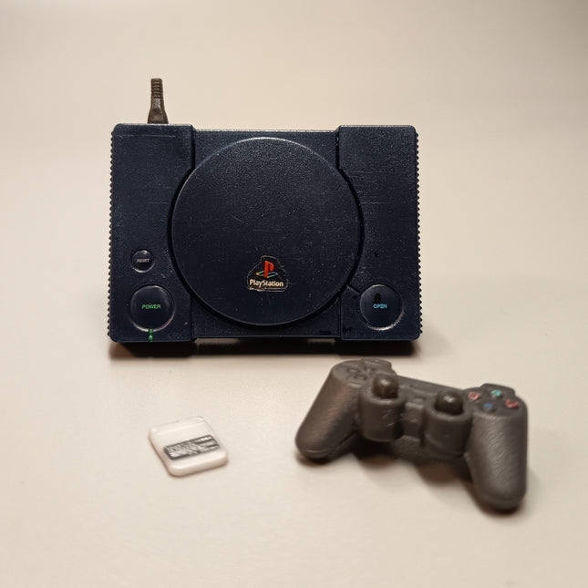 1/6 Scale PlayStation Game Console Black – with Controller (Pre-Owned)