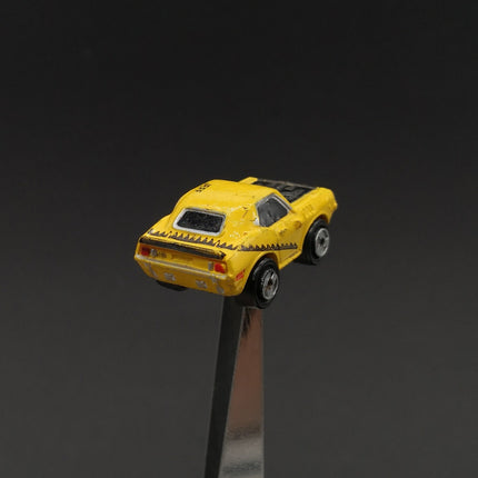 Vintage Micro Machines 1971 Plymouth Barracuda – 1986 Galoob Yellow Black Stripe (Pre-Owned)