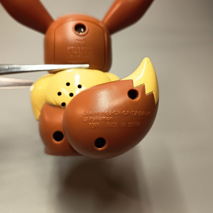 TOMY Pokemon Talking Eevee 3.5" Mini Figure – Tested & Works (Japan, Pre-Owned)