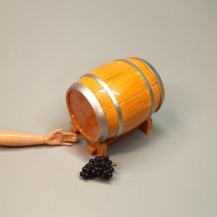 Re-Ment Size Wine Barrel with Stand 2.5" – Dollhouse Bar (Pre-Owned)