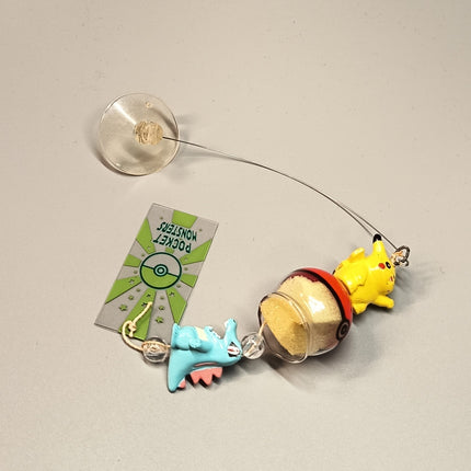 Pokemon Pikachu & Totodile Wind Chime – Hanging Decor (Banpresto, Pre-Owned)